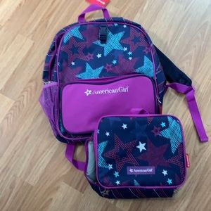 New American Girl Bookbag/Lunch Tote for 8+ y/o.